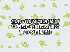 1、最新开传奇网站中变单职业在传奇频道可以找到